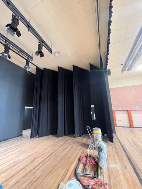 stage curtains Queensland