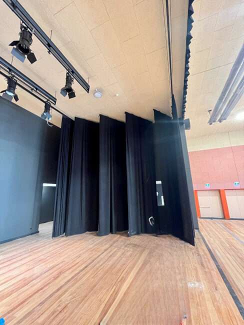 stage curtains for schools