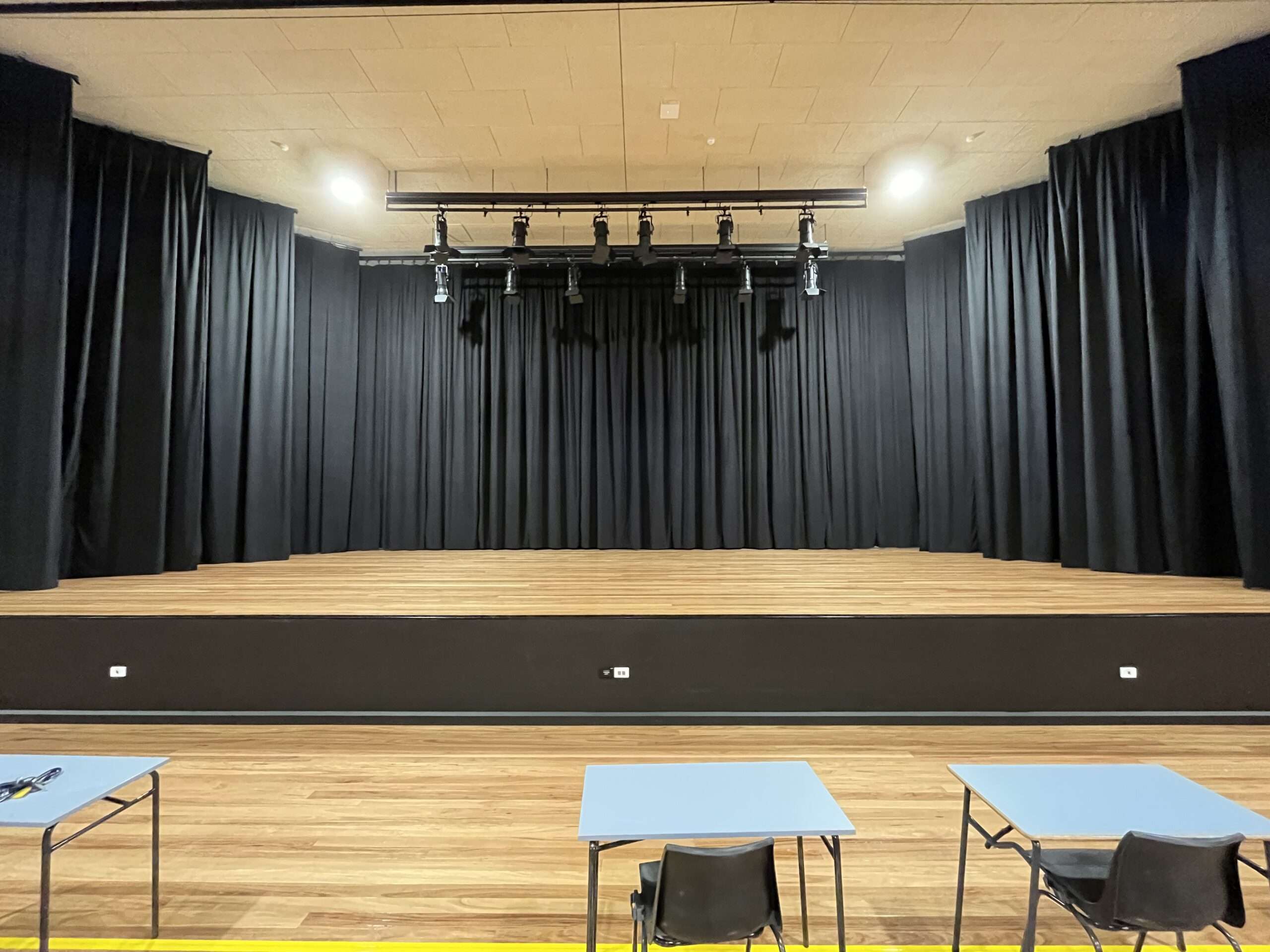 school theatre curtains